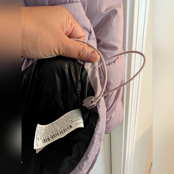ZARA WATER REPELLENT LILAC LAVENDER PUFFER JACKET S - Picture 8 of 11